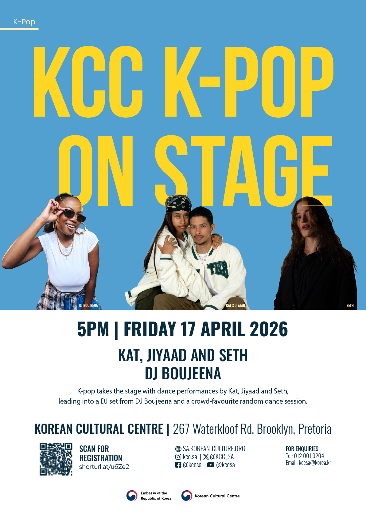 KCC 케이팝 온 스테이지 – Kat & Jiyaad, Seth, DJ Boujeena