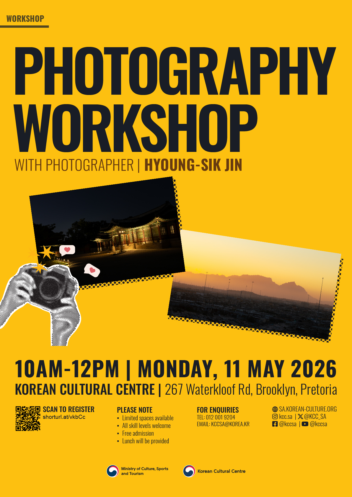 PHOTOGRAPHY WORKSHOP with Photographer Hyoung-Sik Jin