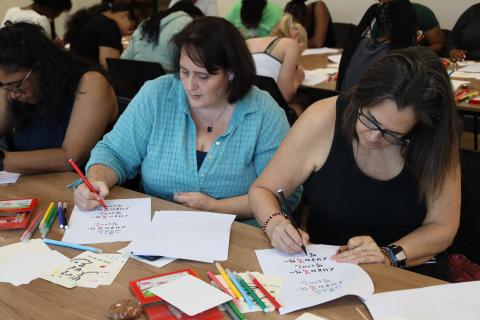 Calligraphy workshop