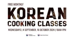 KOREAN COOKING CLASSES 2024 - September & October